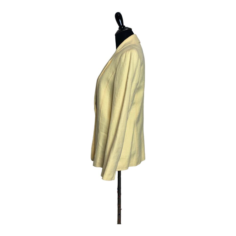 Talbots Pale Yellow Single-Button Blazer - Picture 6 of 9